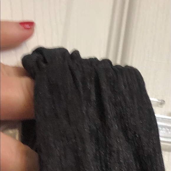 Windsor size large black LBD deep V faux wrap dress with asymmetrical hem NWOT - Picture 11 of 15